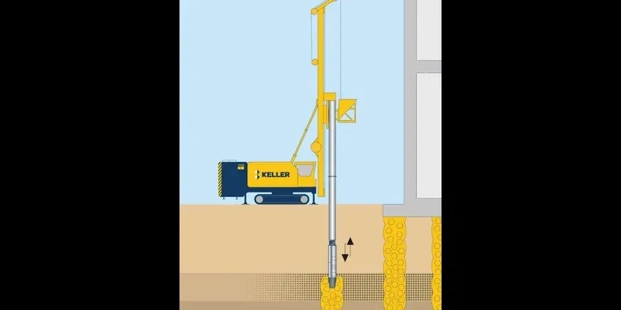 Illustrative image of Vibrocompaction design in Anaheim
